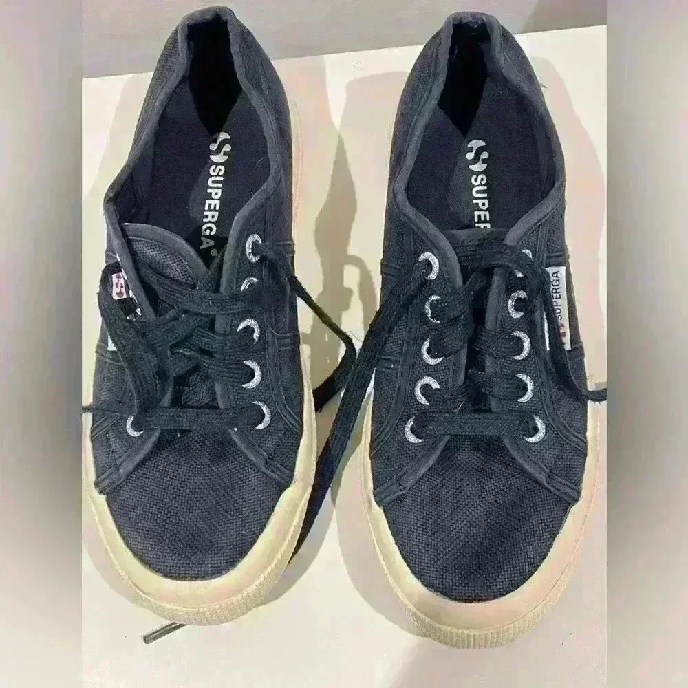 SUPERGA blue sneakers size 6